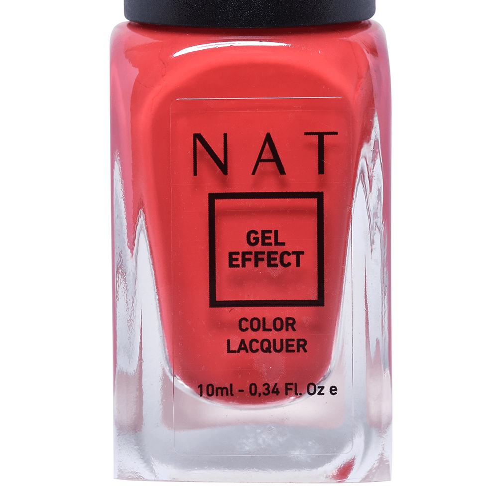 Nat Esmalte Gel Effect N16 Coral Attention 10ml-2