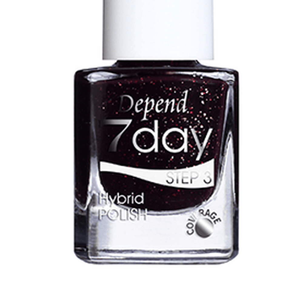 Depend Esmalte Gel Effect Bodeaux Glitz 7day 5ml-1