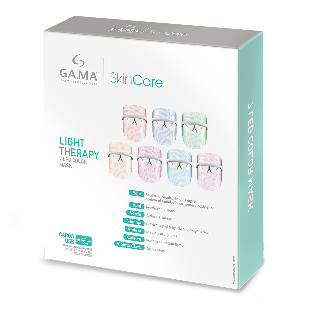 Gama Máscara Facial Led Face 7 Led Mask USB-2