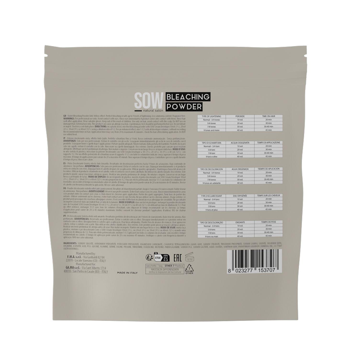 Sow Polvo Decolorante Comportante Pro-Plex 500gr-1