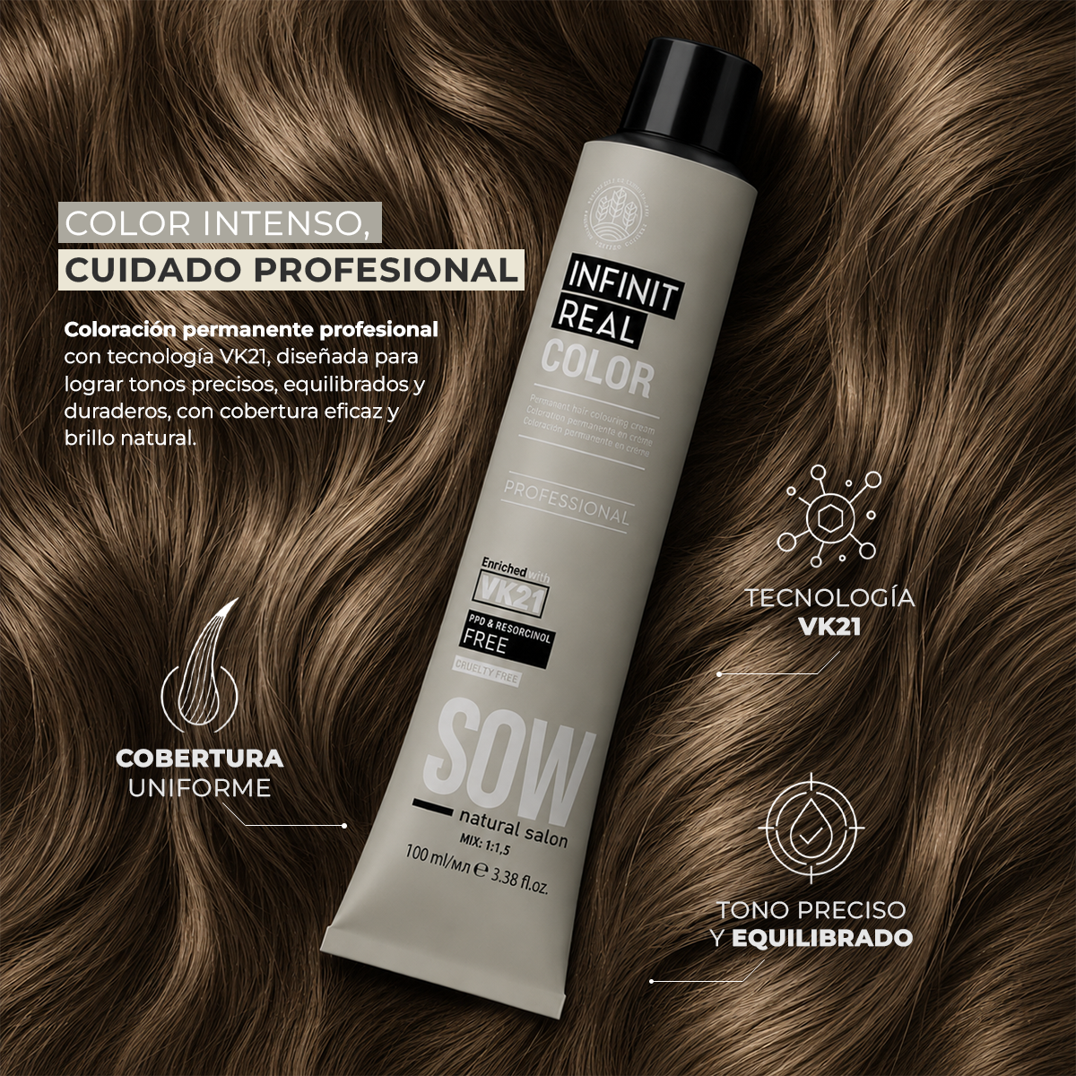 Sow Infinit Real Color 7/07 100ml-1