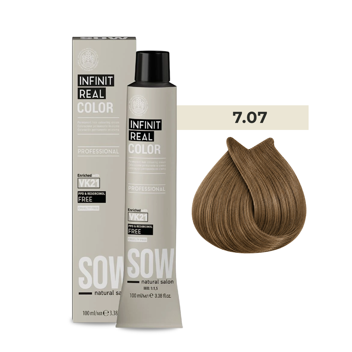 Sow Infinit Real Color 7/07 100ml-2