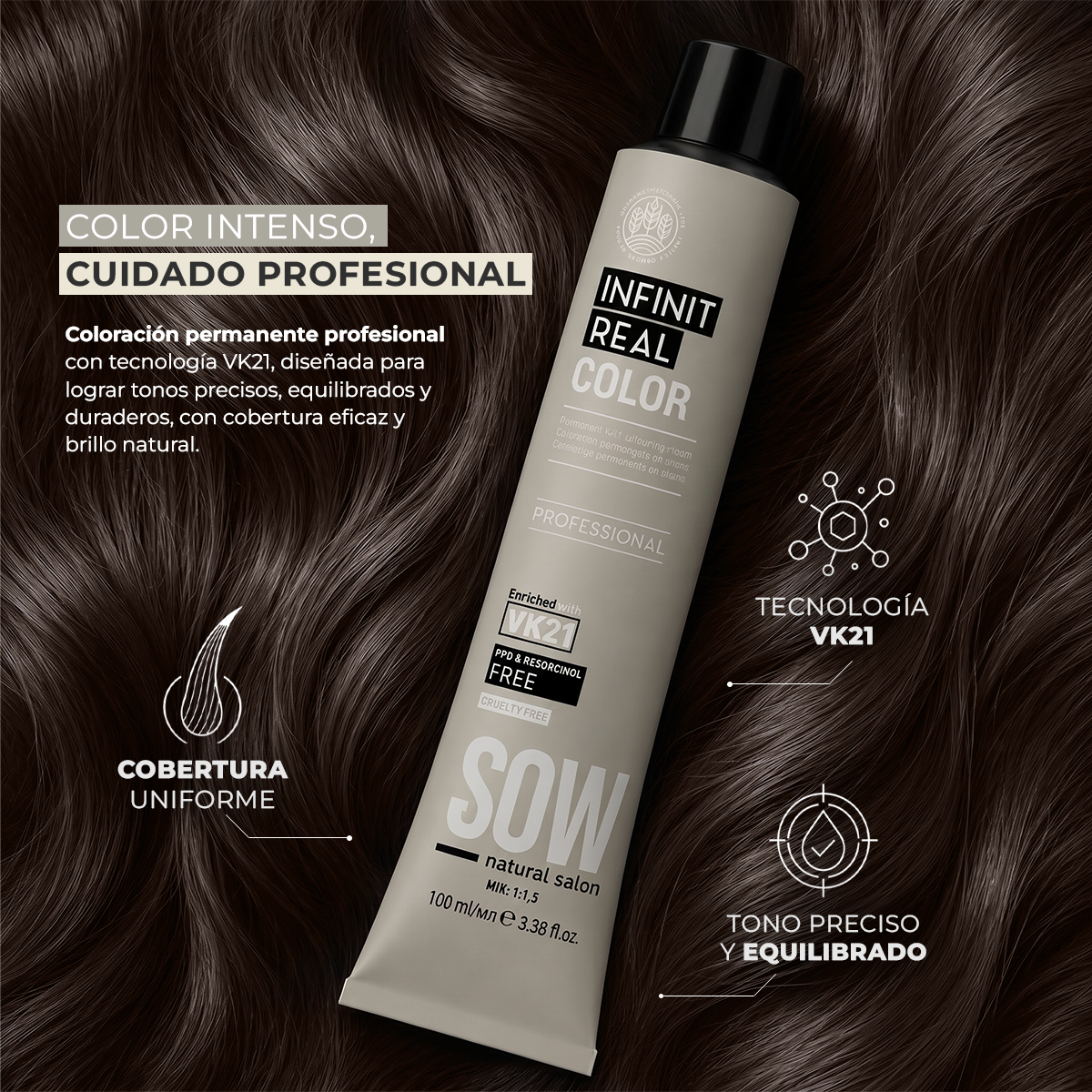 Sow Infinit Real Color 6/03 100ml-1