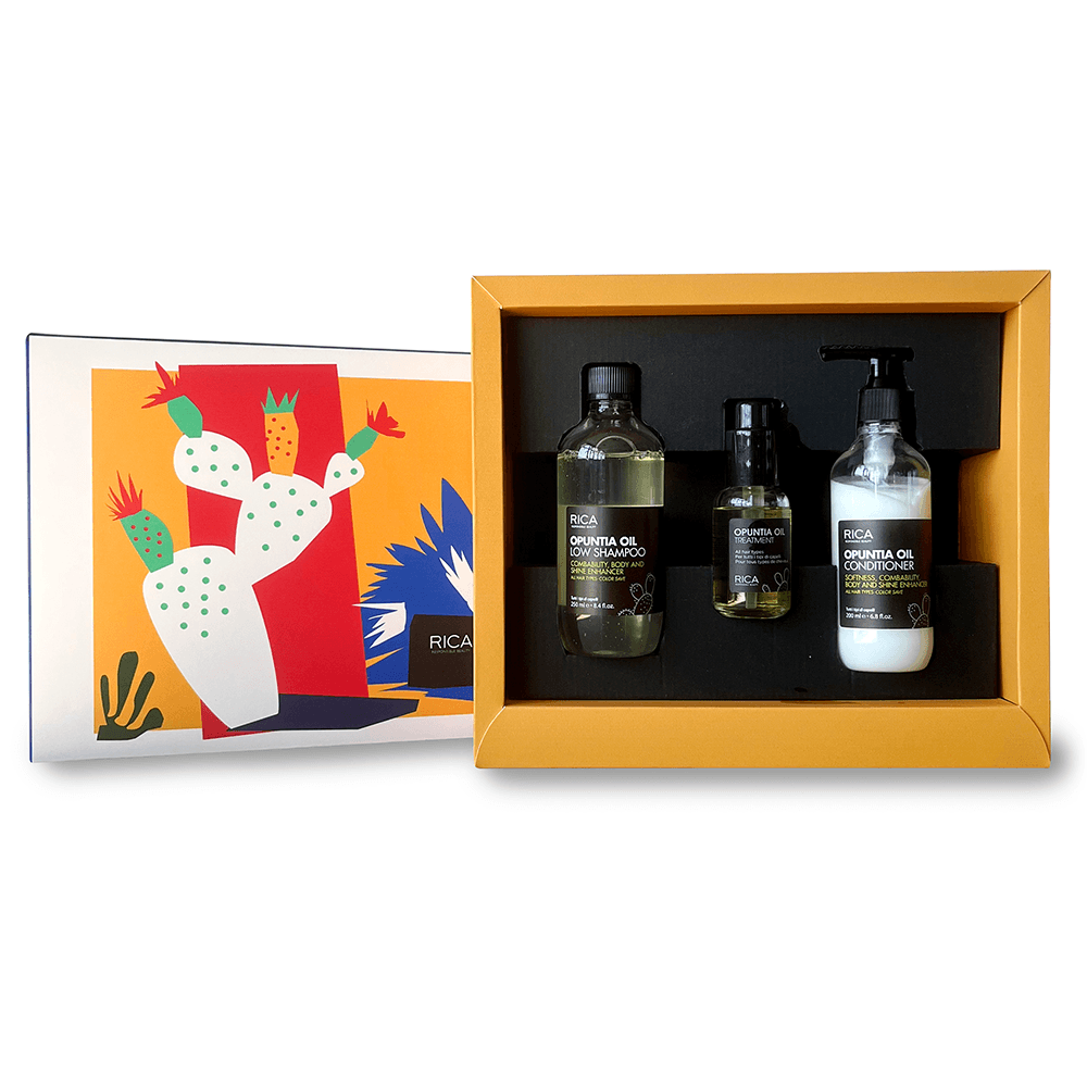 Rica Shampoo 250ml + LeaveIn 150ml + Fijador EfectMate 100ml-0
