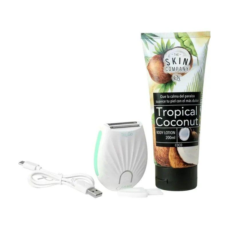 Combo Gama Afeitadora+ Crema de Manos Coco-3