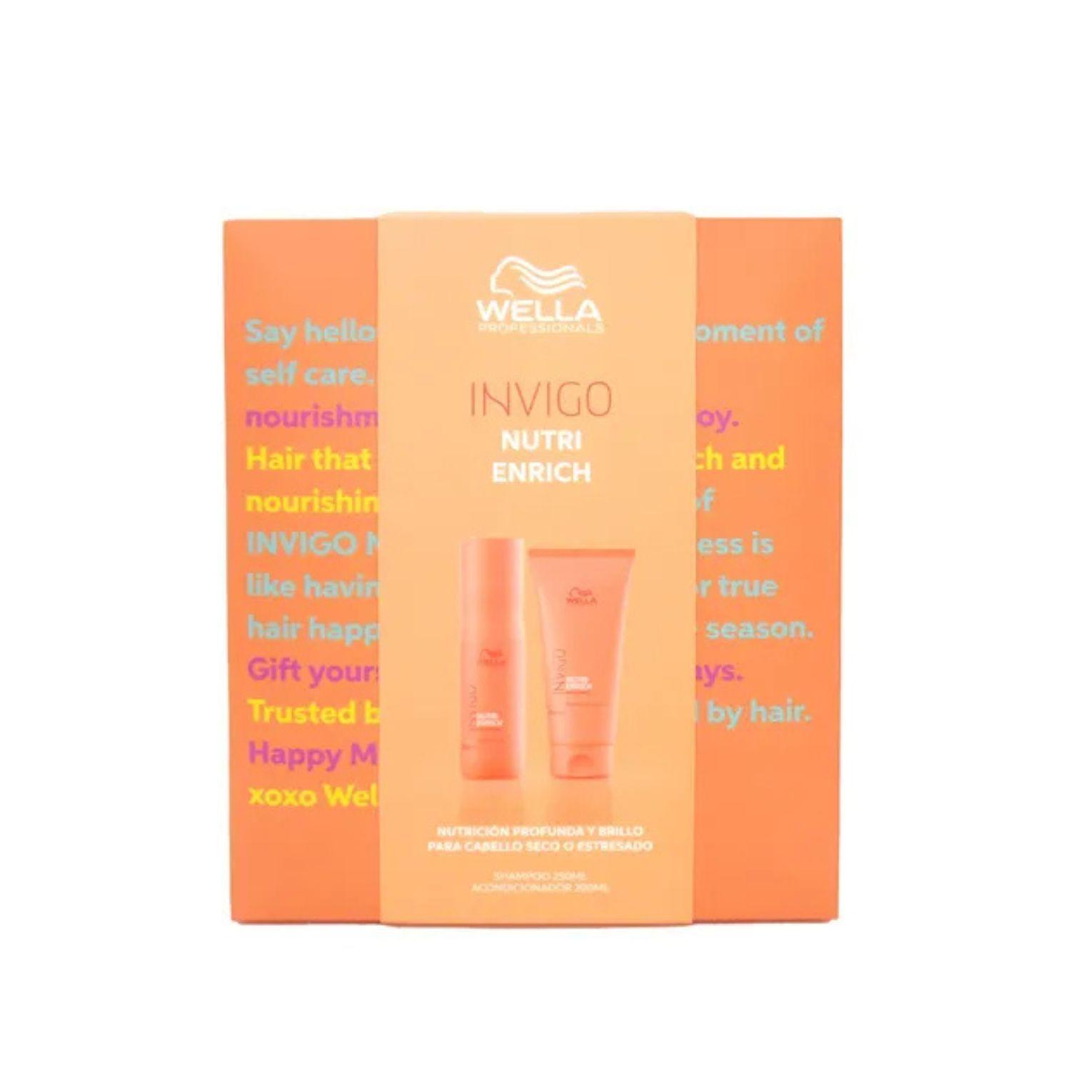 Pack Invio Nutri Enrich Wella - Shampoo + Acondicionador-4