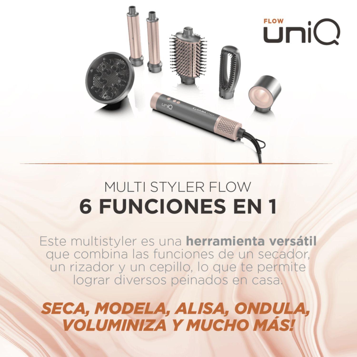 Cepillo secador uniQ FLOW Multistyler (6 Accesorios)-9