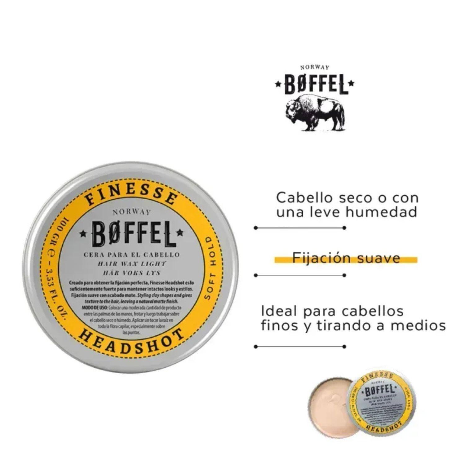 Boffel Cera Para El Cabello Hair Wax Soft 100gr-2