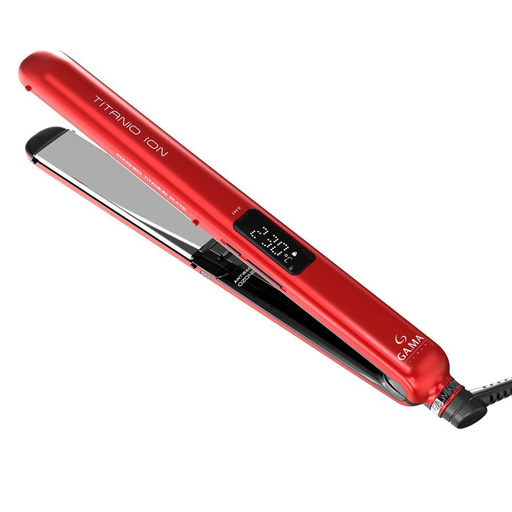 Plancha Alisadora Gama Red Titanio Digital 4D Con Ozono-0