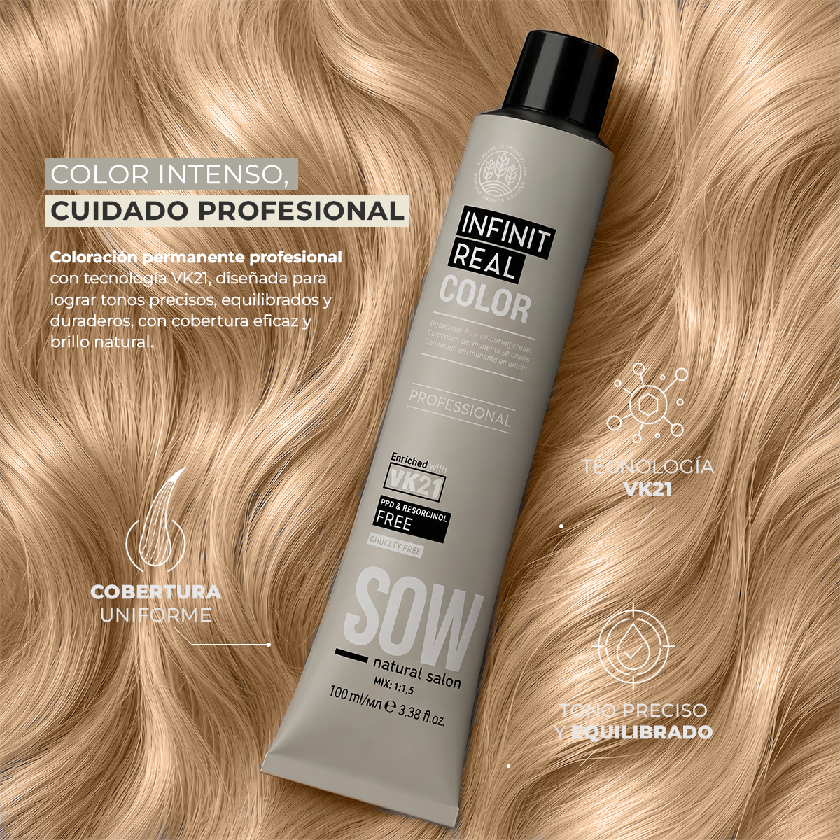 Sow Infinit Real Color 9/13 100ml-1