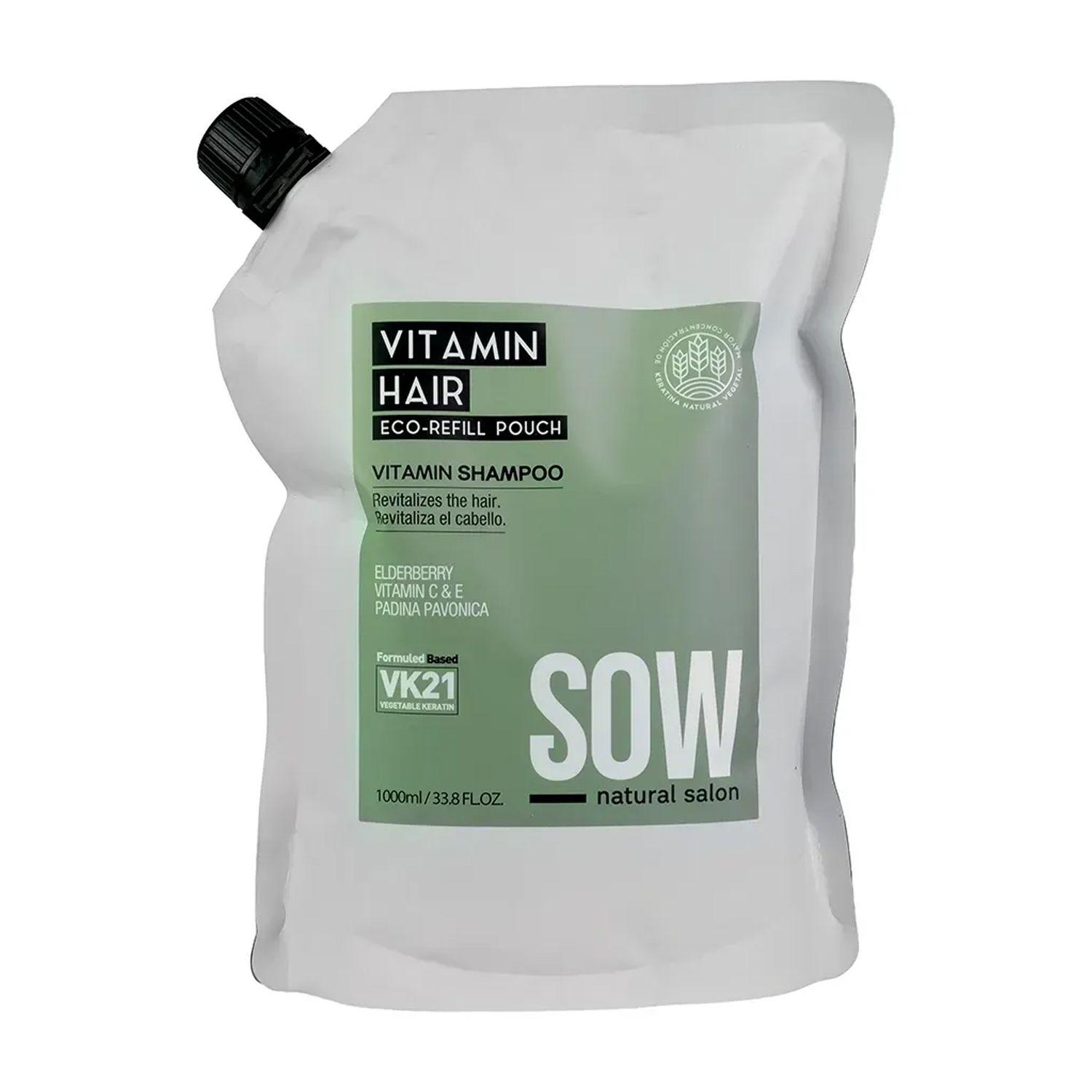 Sow Shampoo Vitamin Refill 1000ml-1