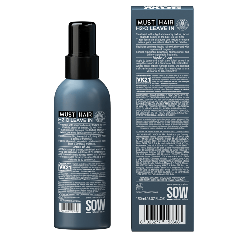 Sow Must Hair H2-O Leave In 150ml-1