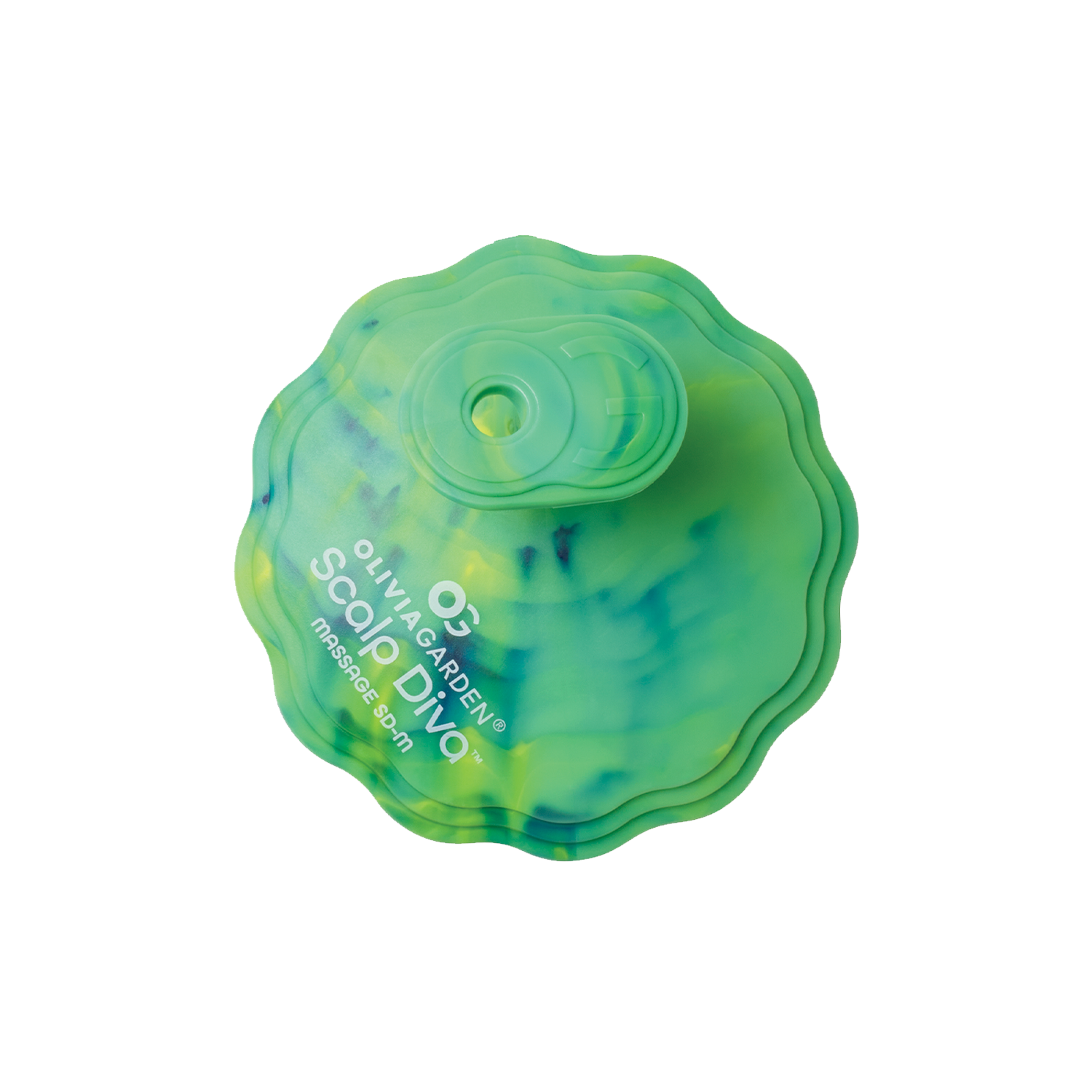 Cepillo OG Scalp Diva Masajeador Verde-3