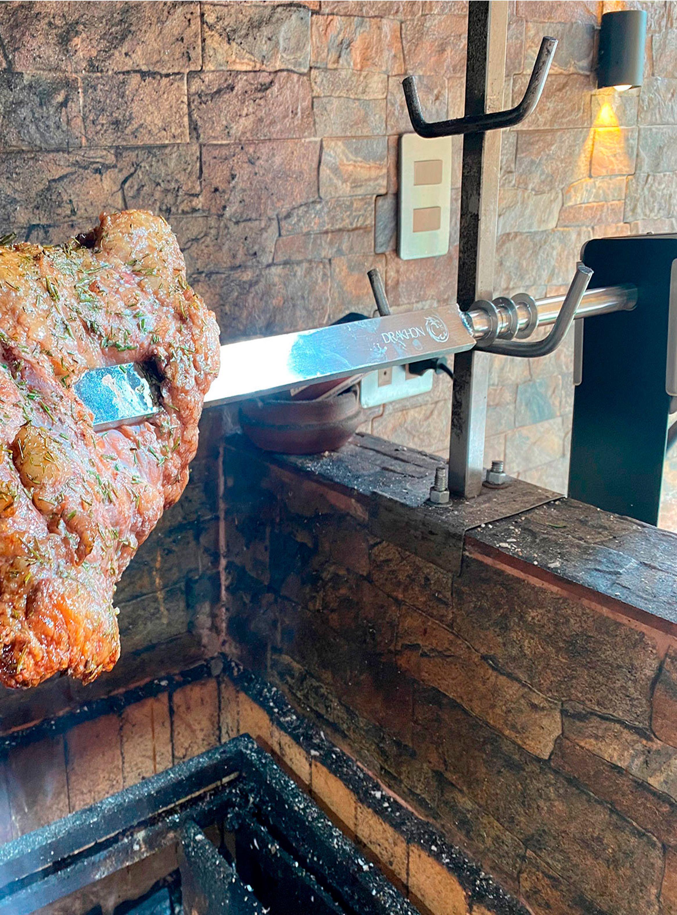 Kit Drakhon 120 cm – Espiedo / Asado al palo eléctrico-7