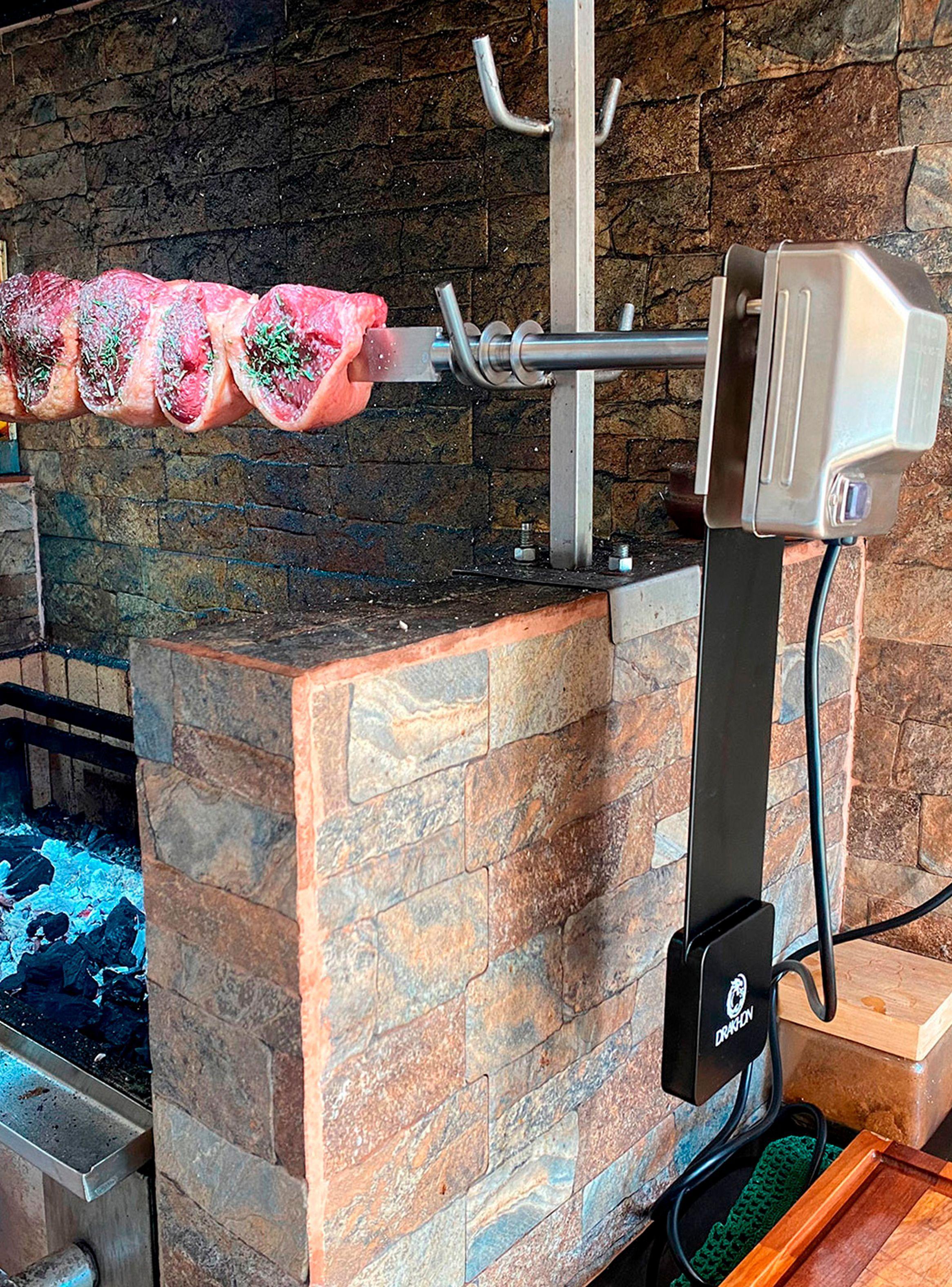 Kit Drakhon 138 cm – Espiedo / Asado al palo eléctrico-7