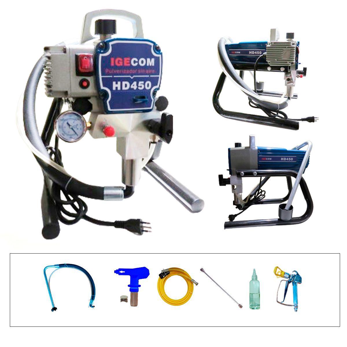 Equipo De Pintura Airless 1.700w 2.3 Lpm 3200psi Profesional-4