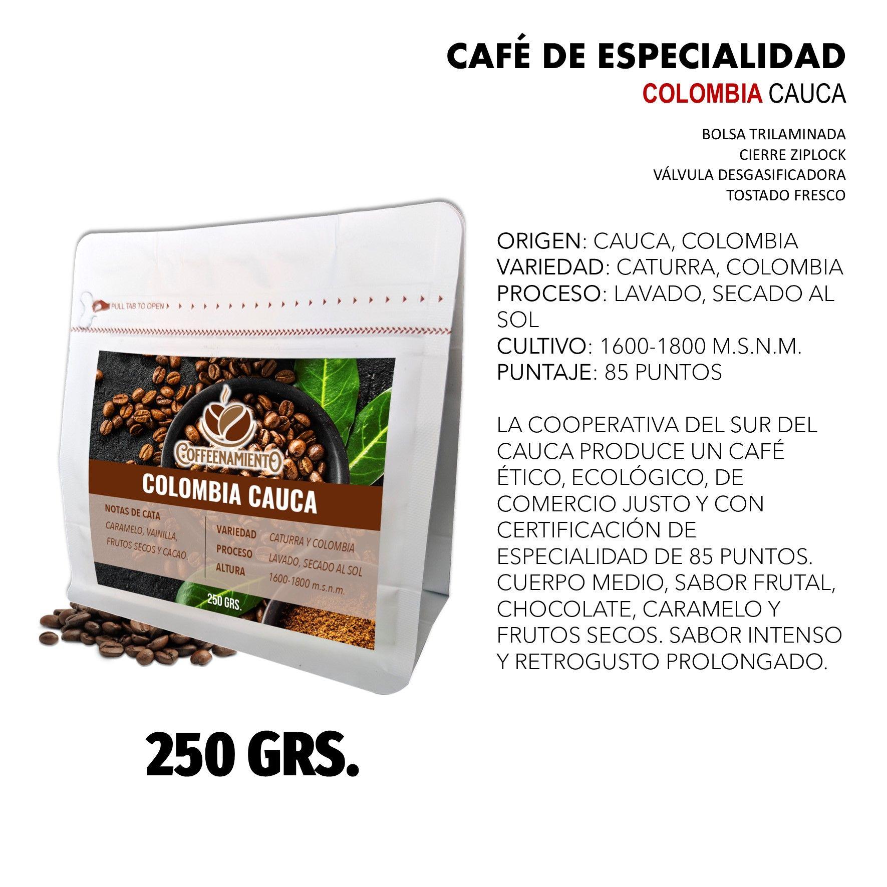 Café Especialidad Molido Colombia 85 Ptos 2x250G-2