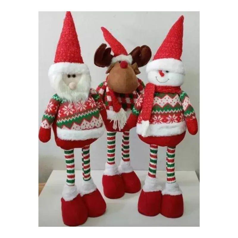Muñeco navideño patas largas de 55 cm-3
