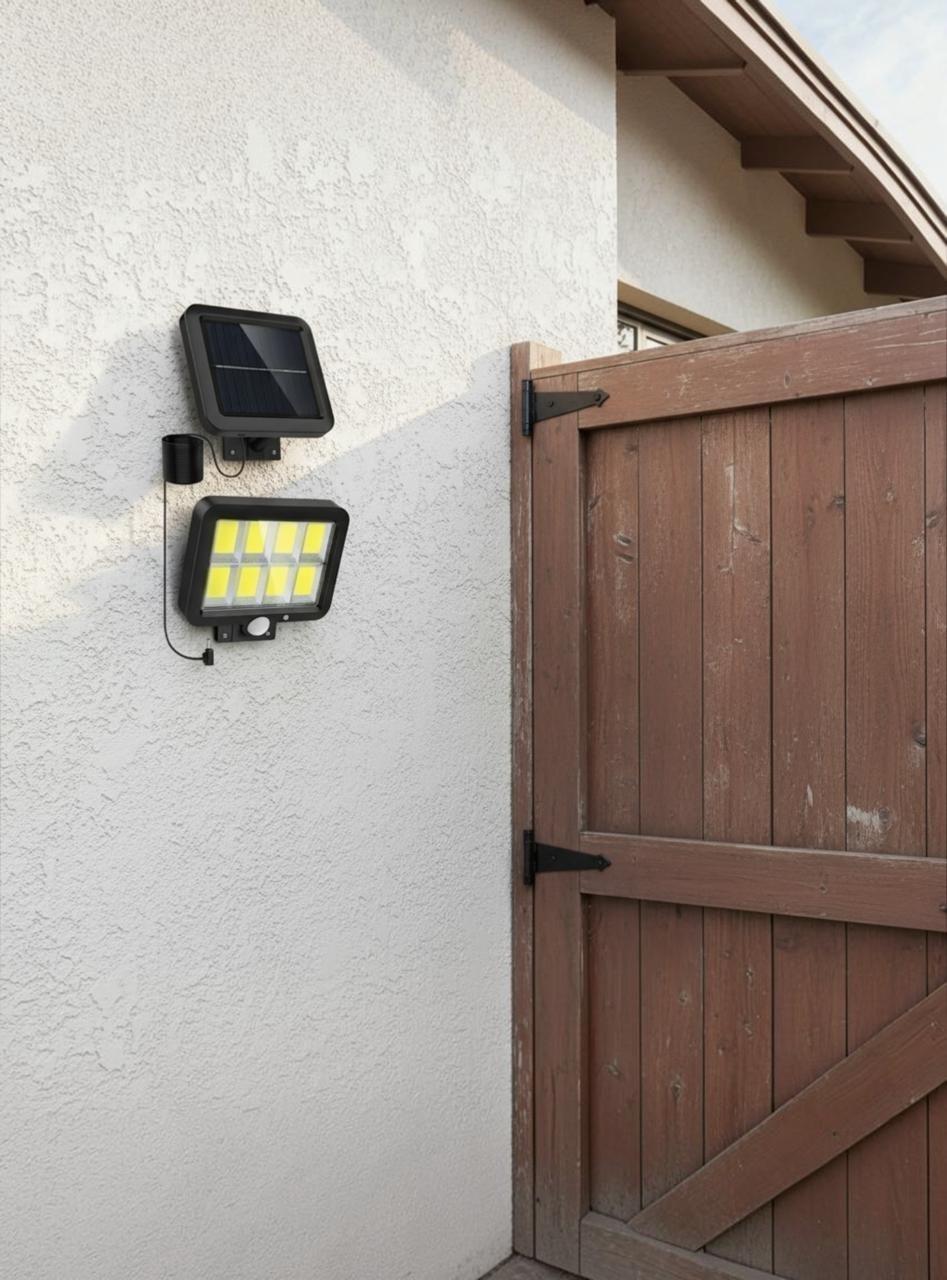 Foco Luz Led con Panel Solar-2