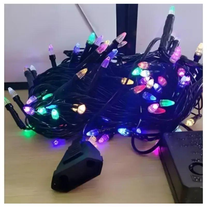 Guirnaldas LED-HADA Puntiagudo 10M-3