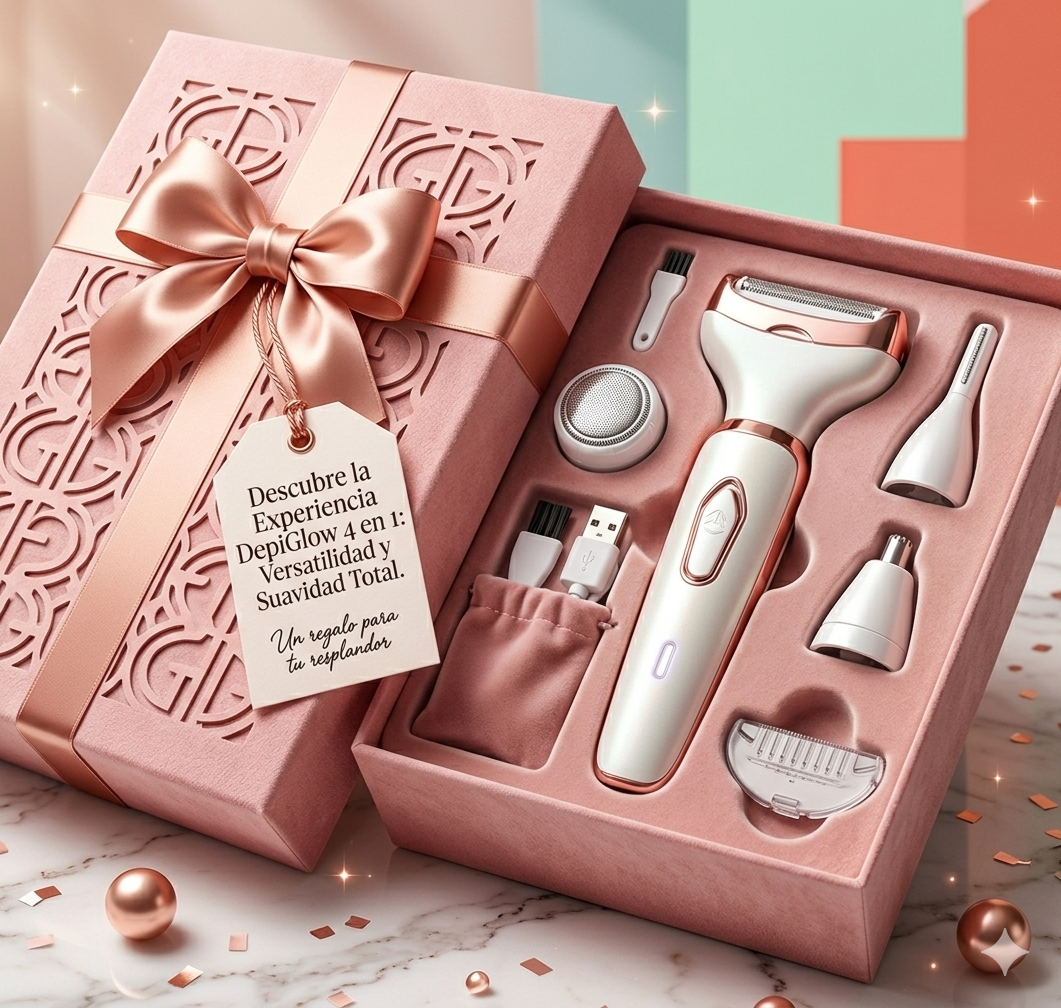 DepilGlow 4 en 1 Depiladora Corporal y facial-2
