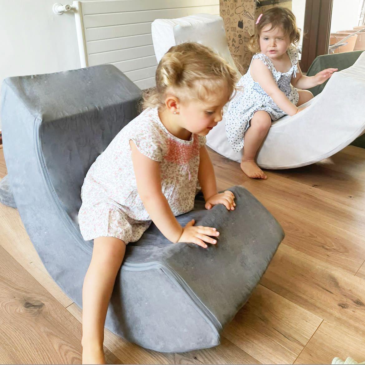 Sillón Balancín Arcoíris Arkid De Espuma Para Niños Petra-7