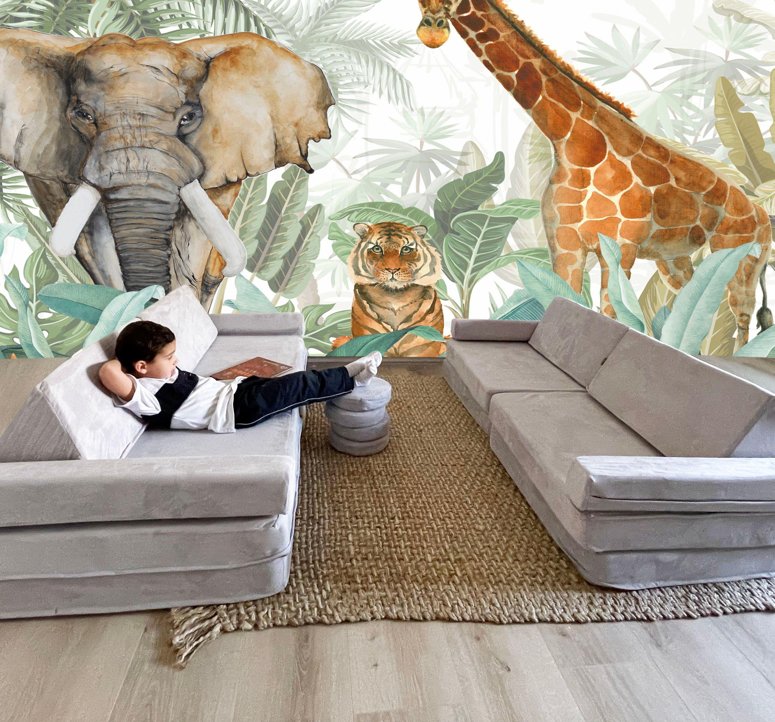 Sillón De Juegos Doble Modular Blokid Para Niños Gris-5