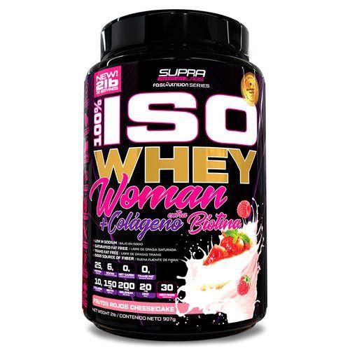 100% Iso Whey Woman 2Lbs - Frutos Rojos Cheesecake-0