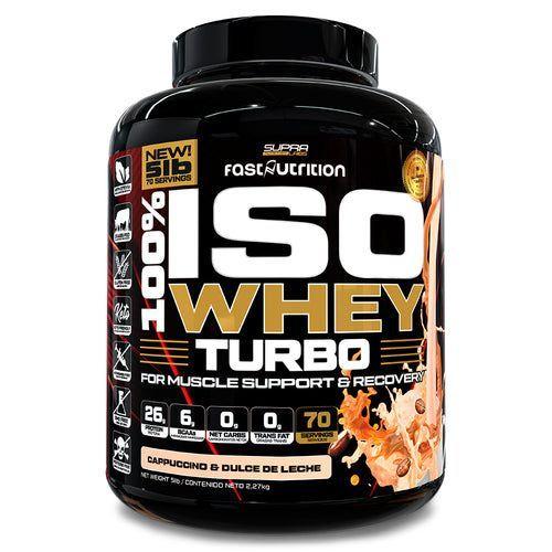100% Iso Whey Turbo 5 Lbs - Cappuccino & Dulce de Leche-0