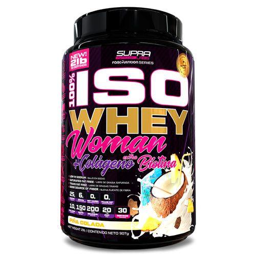 100% Iso Whey Woman 2Lbs - Piña Colada-0