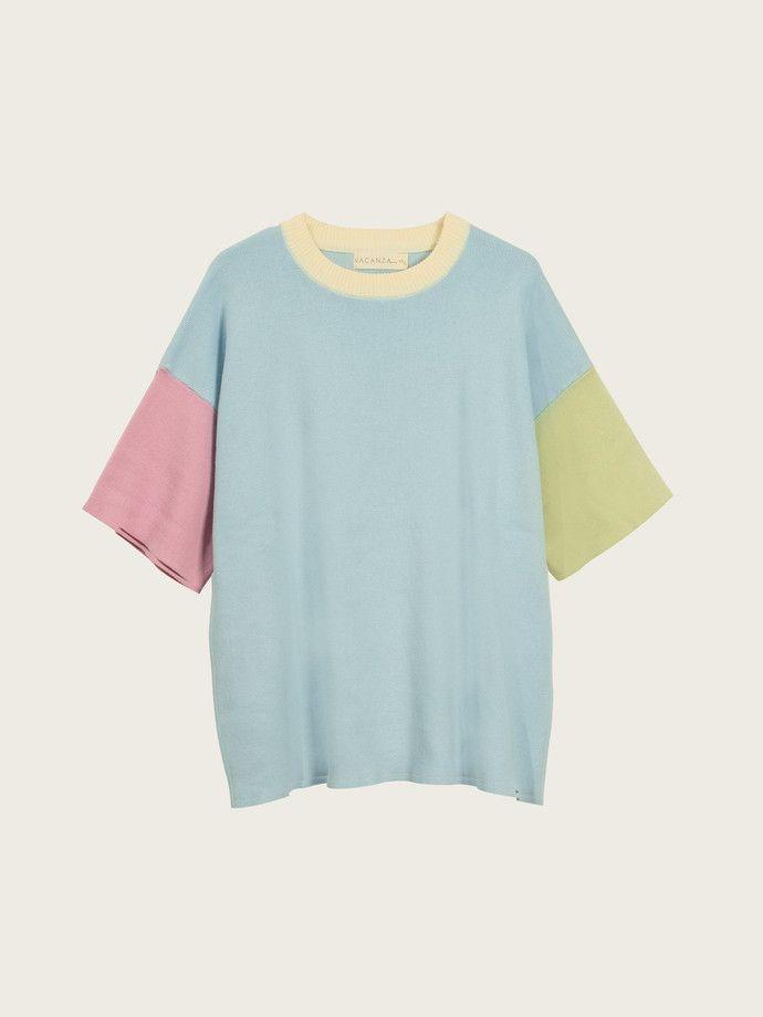 Polera Bramasole Vacanza - Celeste-0