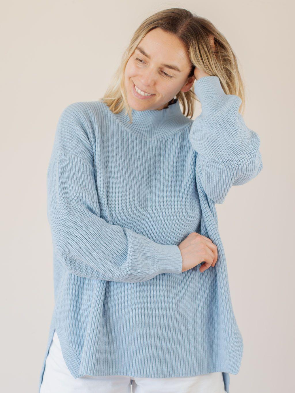 Sweater Costa Vacanza - Celeste-0