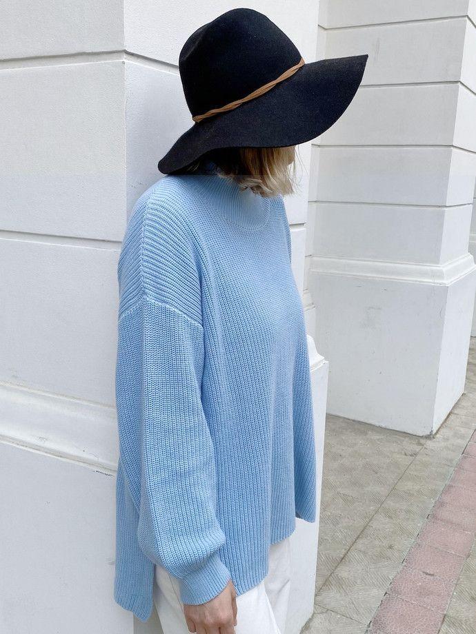 Sweater Costa Vacanza - Celeste-2