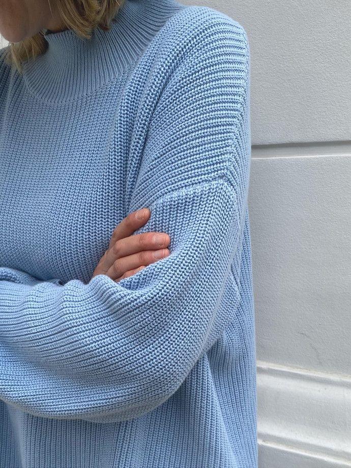 Sweater Costa Vacanza - Celeste-3