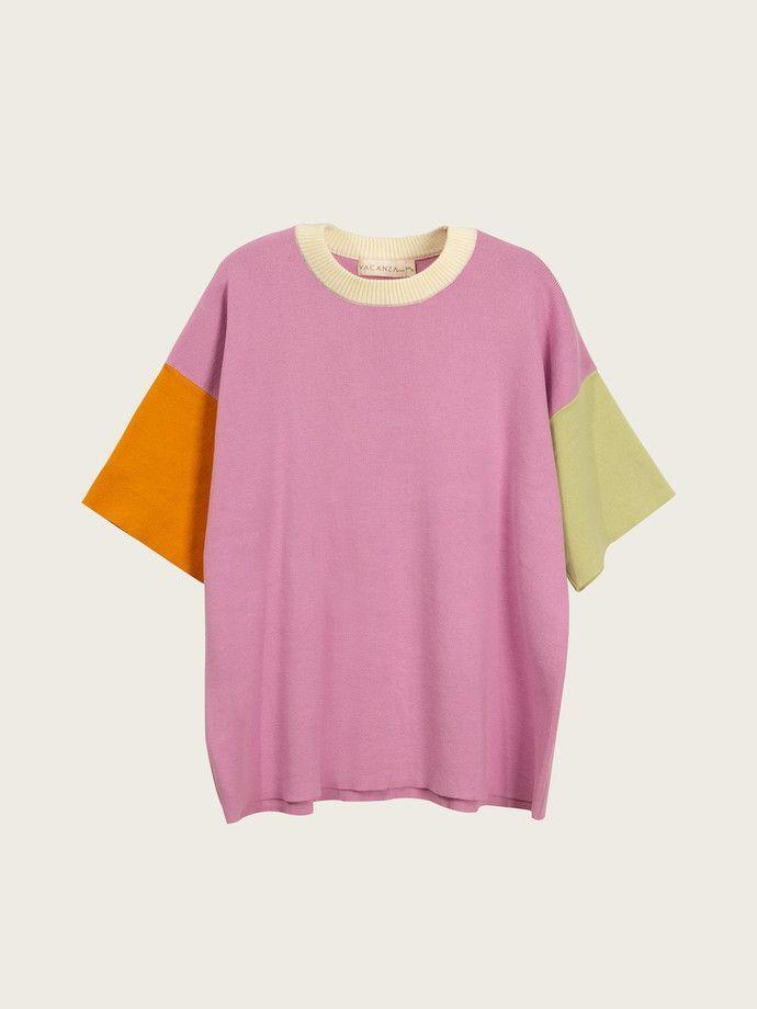 Polera Isola Vacanza - Rosado Mate-1