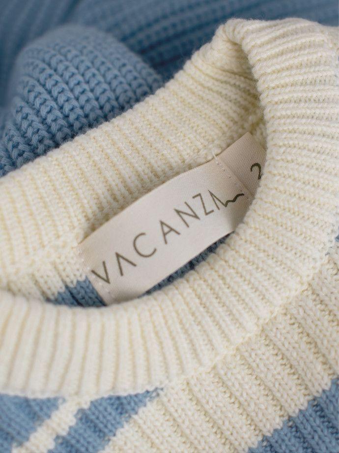 Sweater Costa Baby Vacanza - Celeste Blanco-2