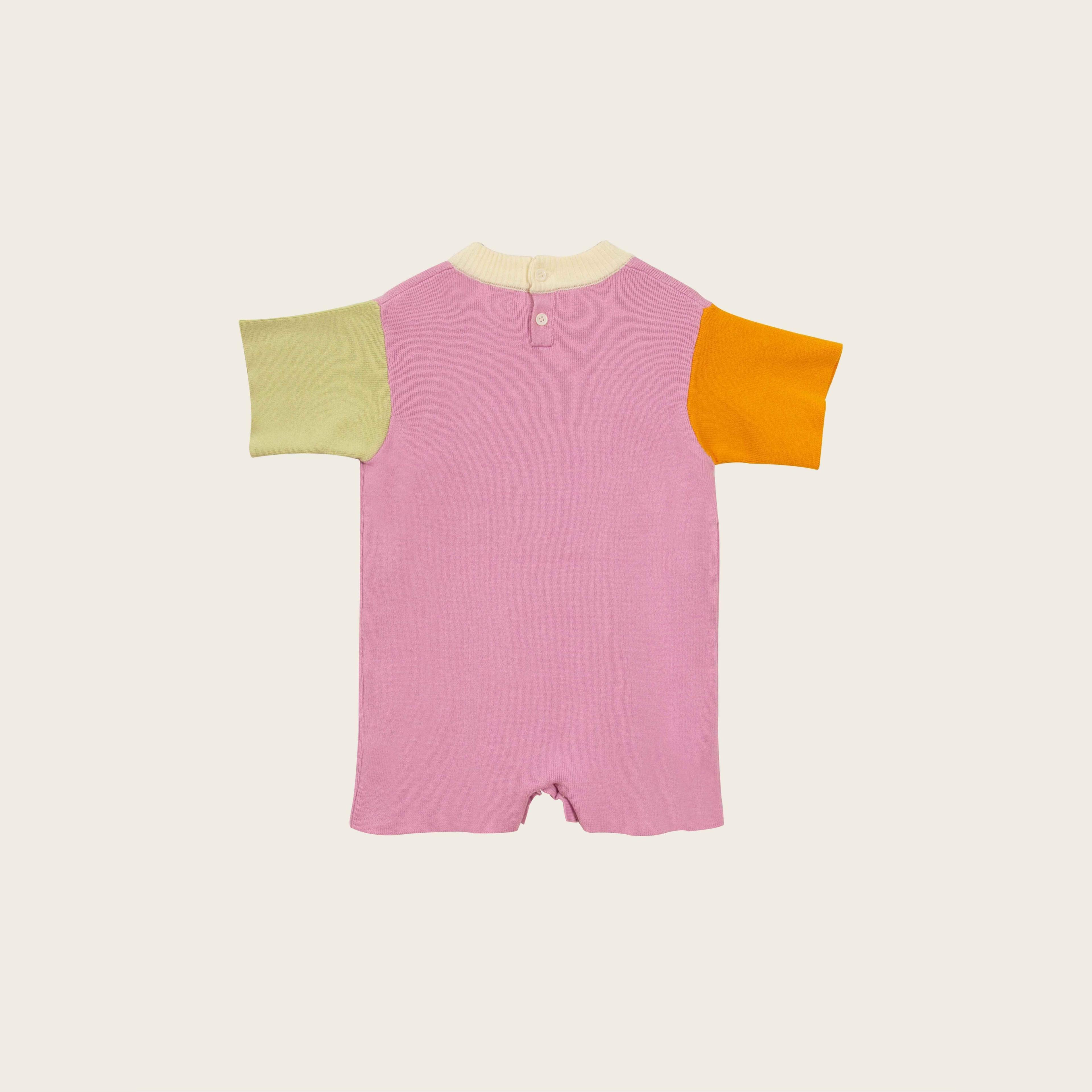 Enterito Kids Rosado Tejido 100% Algodón Orgánico-2