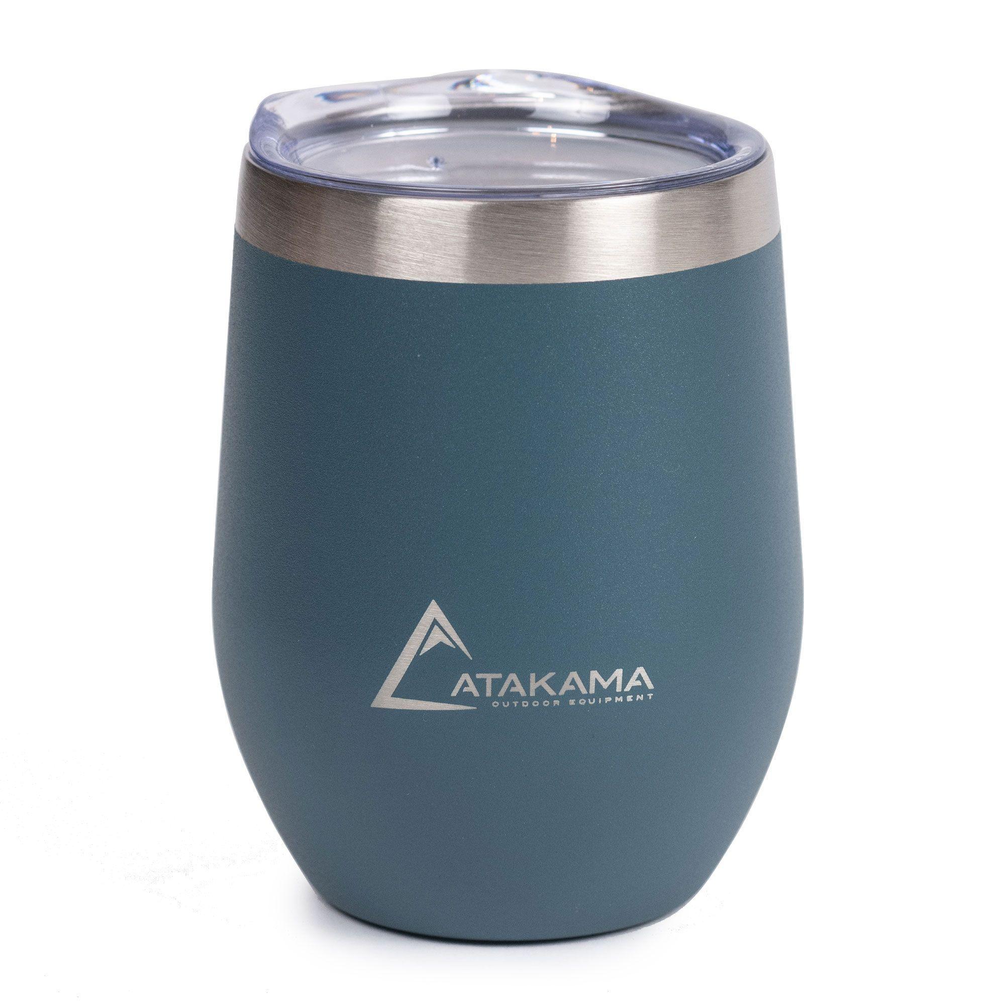 Vaso Térmico 350 Ml Azul Petróleo Tortuga Laúd Atakama Outdoor-1