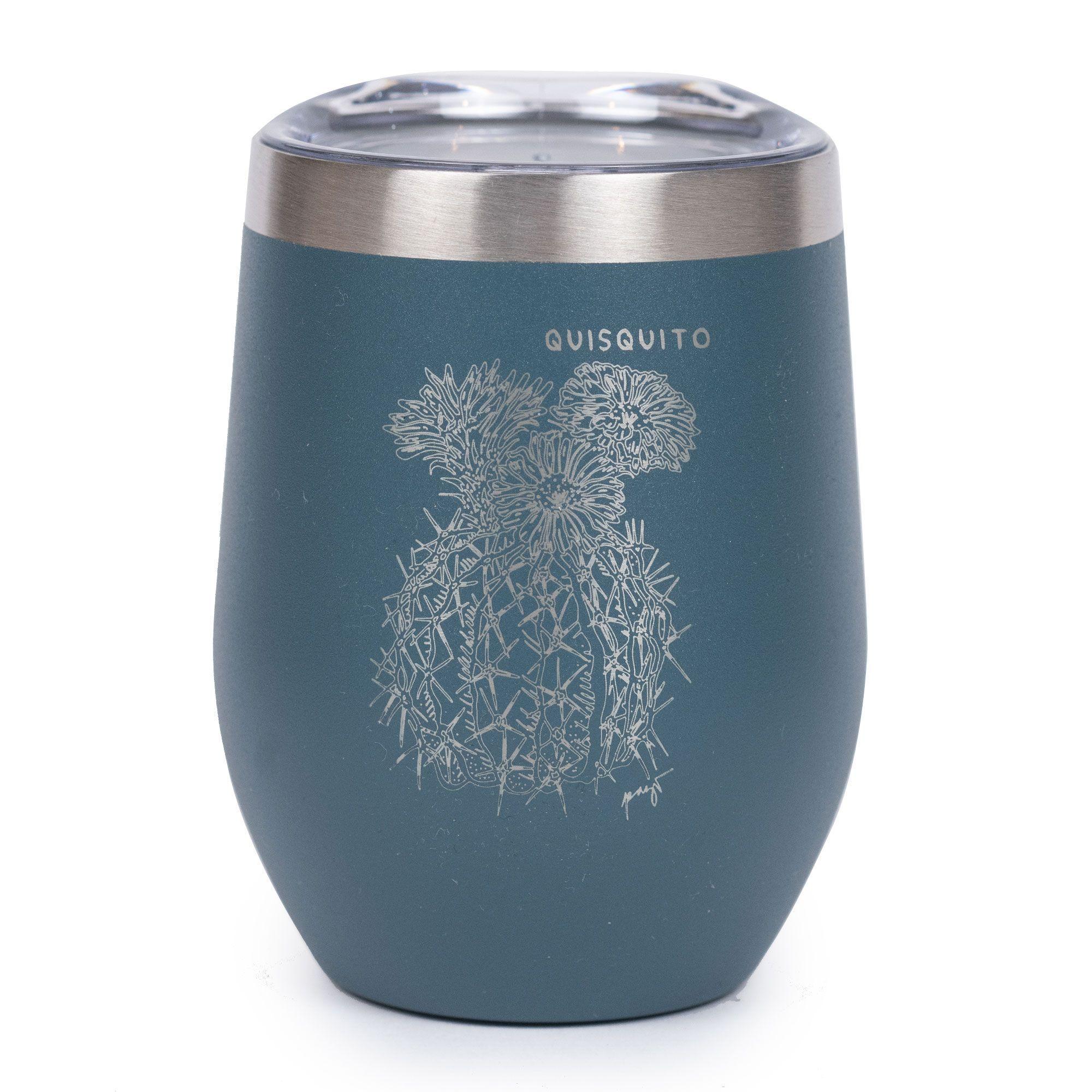 Vaso Térmico 350 Ml Azul Petróleo Cactus Quisquito Atakama Outdoor-0