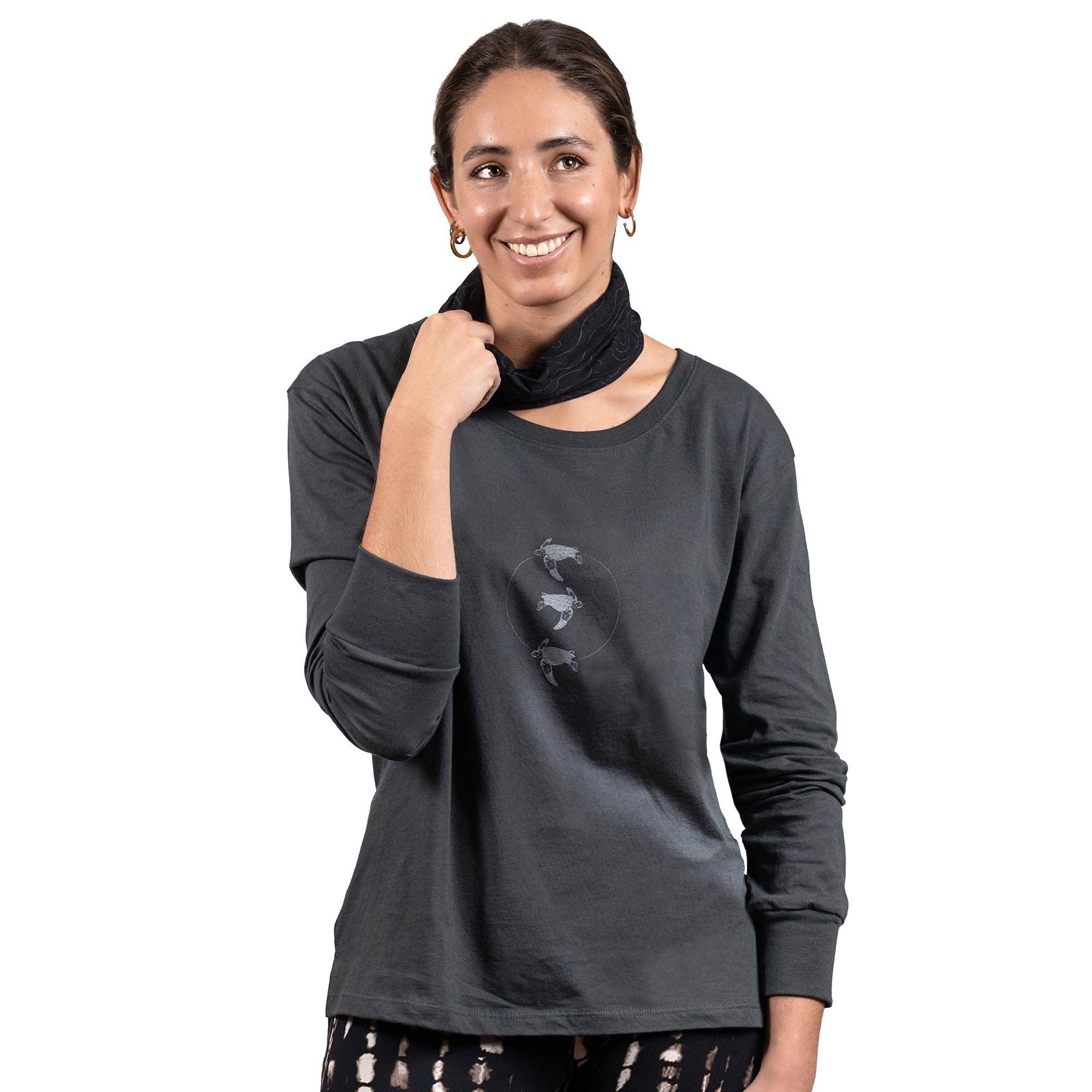 Polera mujer manga larga Tortuga-1