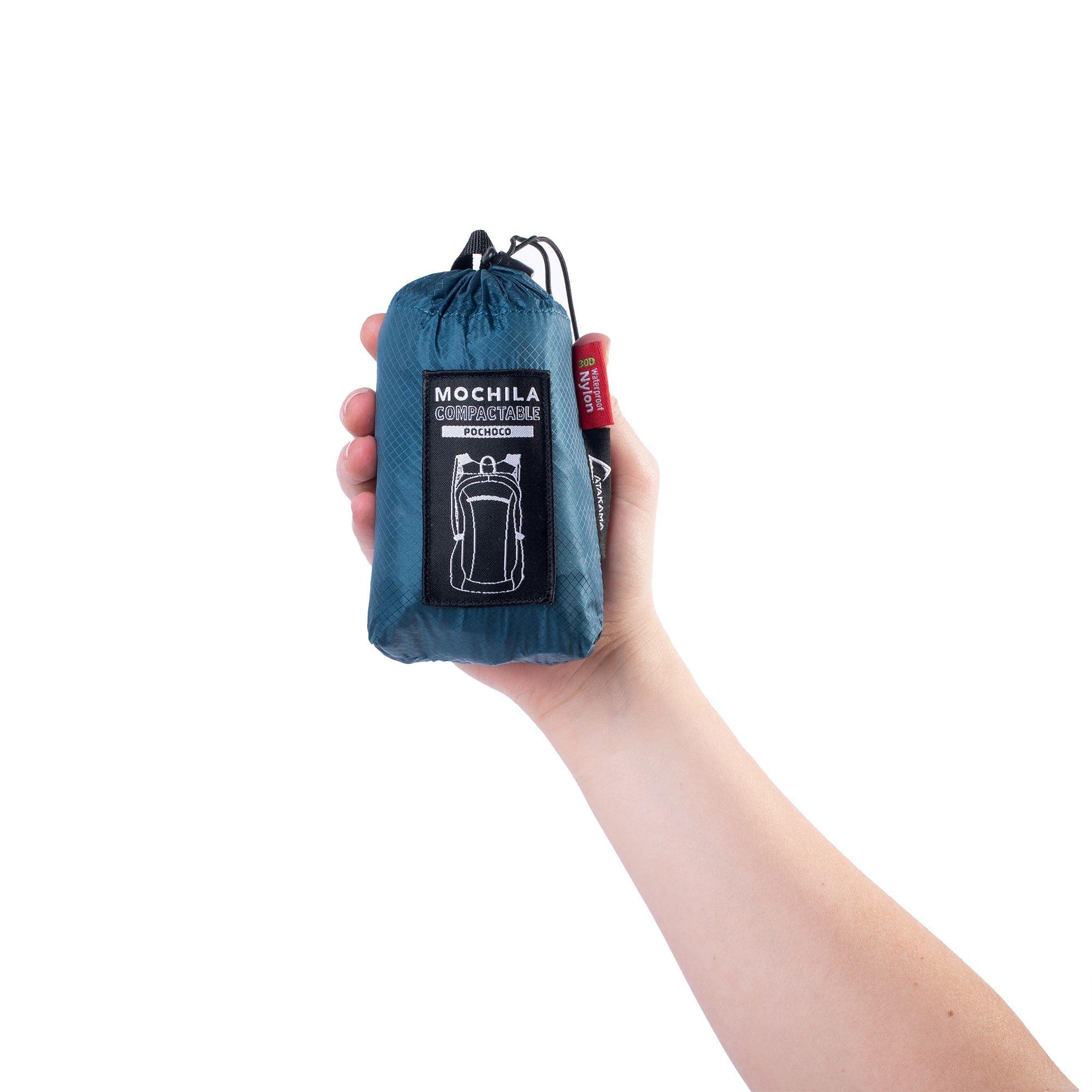 Mochila Plegable Pochoco Azul 16 Lt-3