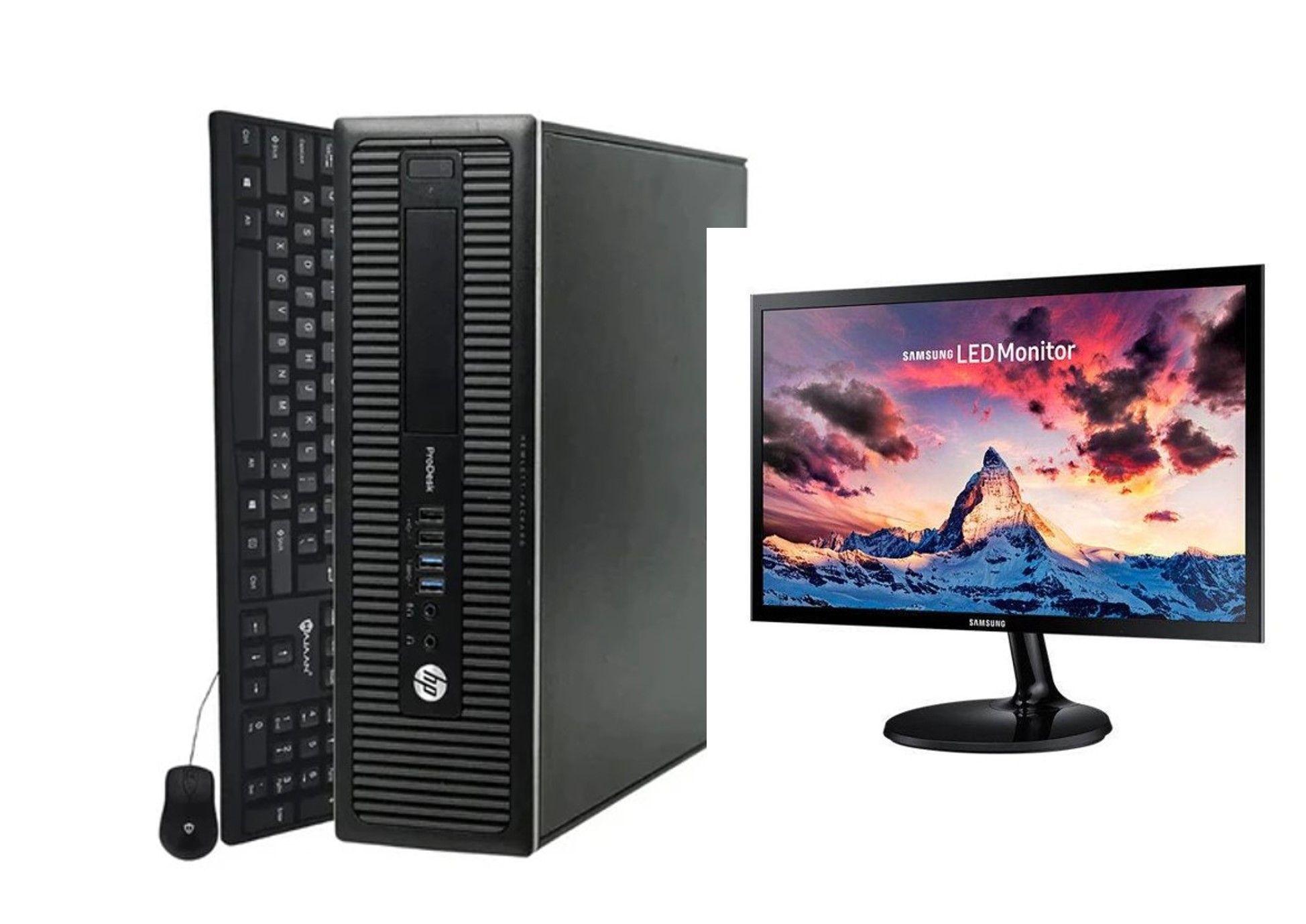 PC HP Prodesk 600 G1 i5-4570 8GB RAM 256GB& MONITOR SAMSUNG GRADO A-3