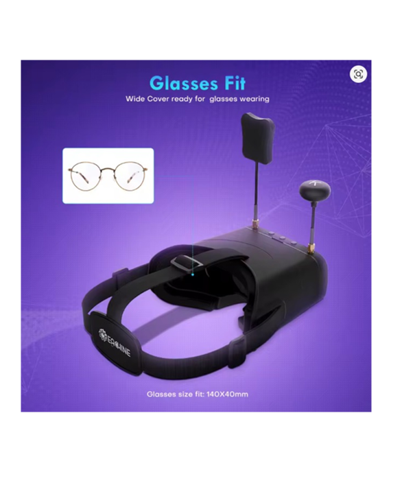 Eachine EV800DM Varifocal 58G 40CH Diversidad FPV Gafas con HD DVR MINI-3