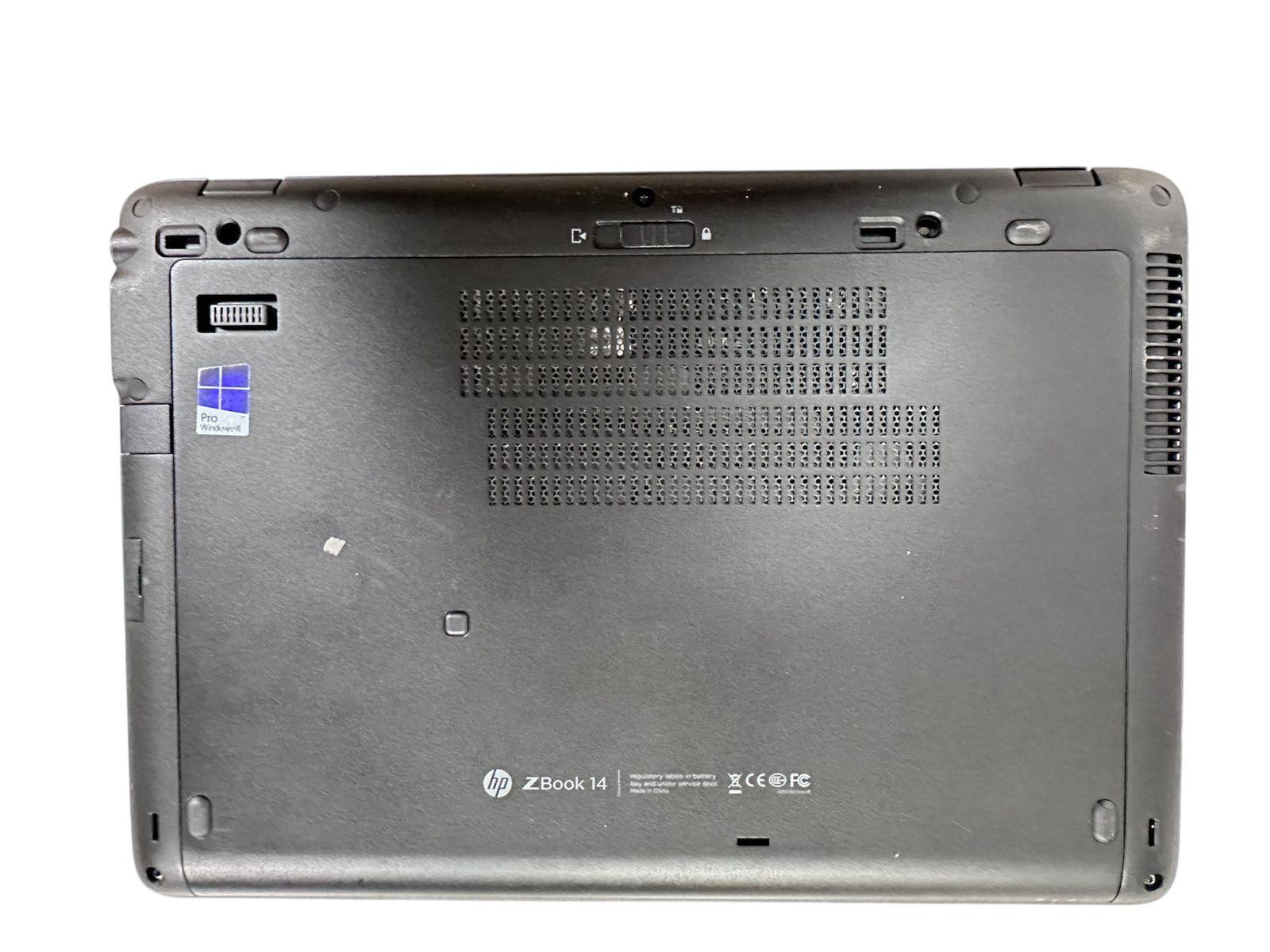 NOTEBOOK HP ZBook 14 G1 Core i7 4600U - 8GB - 256 SSD REACONDICIONADO GRADO A-7