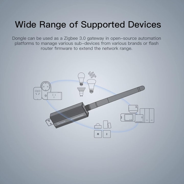 ADAPTADOR Dongle Usb Zigbee 3.0 Plus Gateway Sonoff Open Box-2