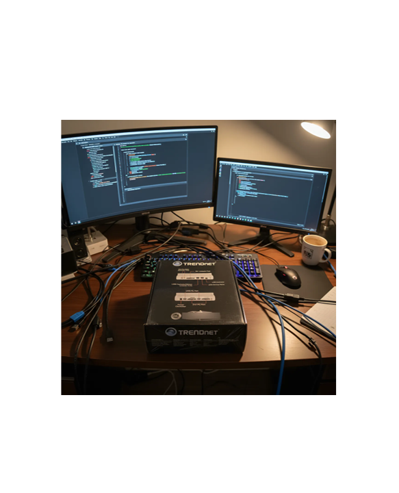 Trendnet 2- Puertos Dvi Usb Kvm Kit Audio Tk-204uk v2or NUEVO-3