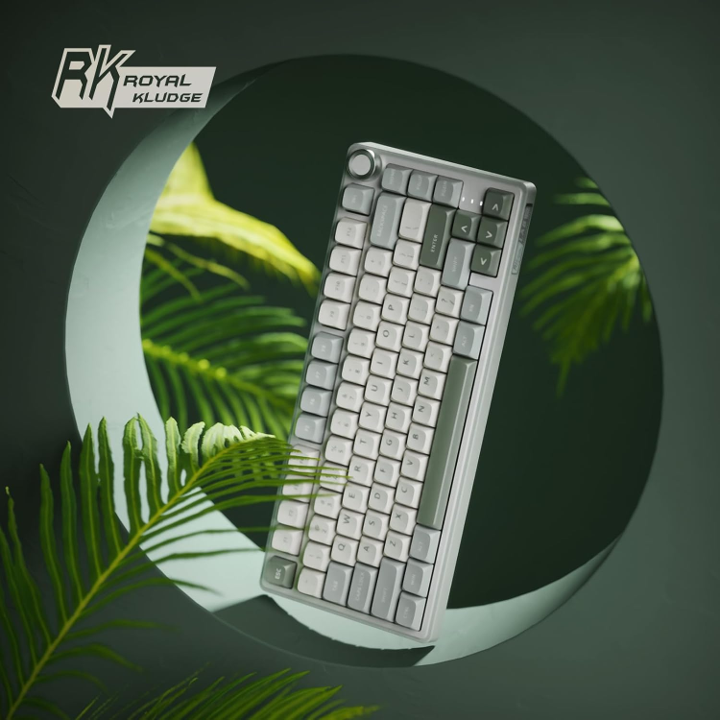 Teclado Royal Kludge R75 blackberry Blue Switch rk-r75 VERDE Nuevo-3