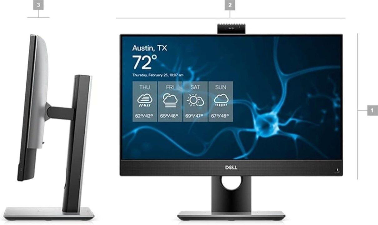 ALL IN ONE Dell Optiplex 7480 - 23.8" FHD i5-10500 512GB 16GB RAM GRADO A-1