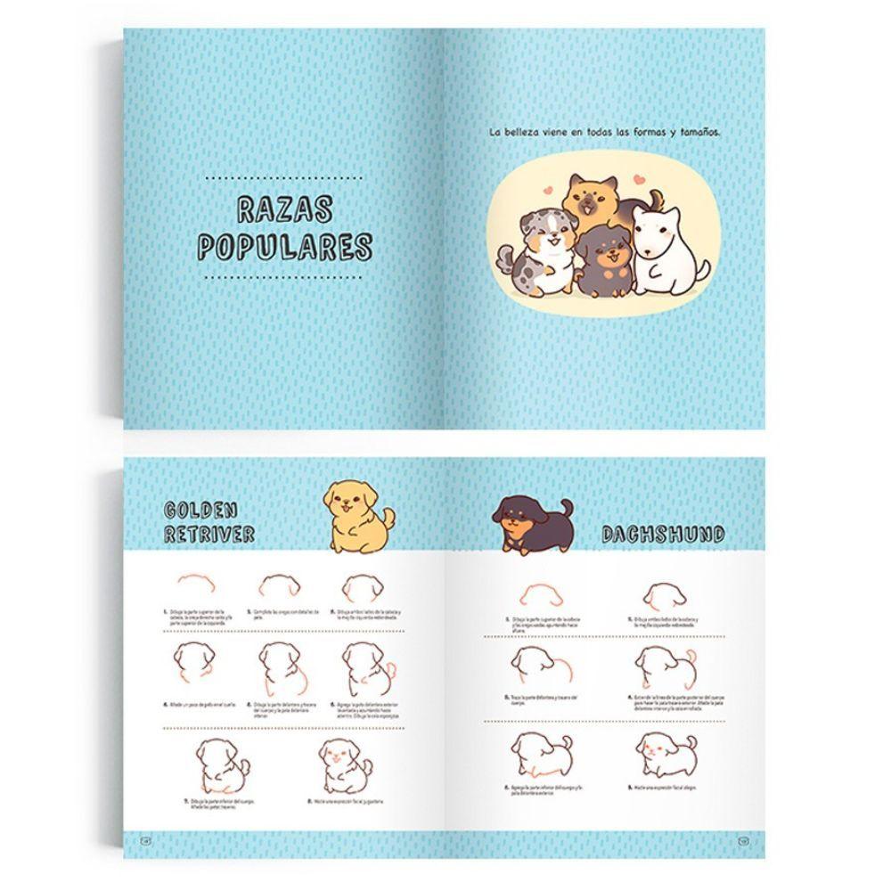 Libro Aprende a Dibujar Perritos Kawaii Olive Yong-2