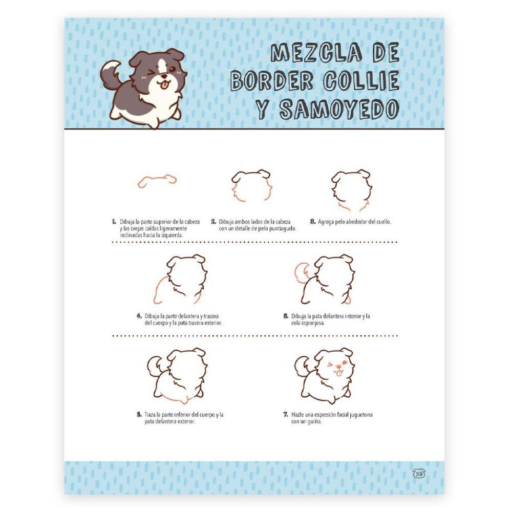 Libro Aprende a Dibujar Perritos Kawaii Olive Yong-4